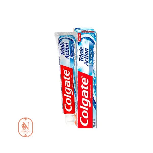 خمیردندان تریپل اکشن کلگیت مدلxtra white حجم 75میل