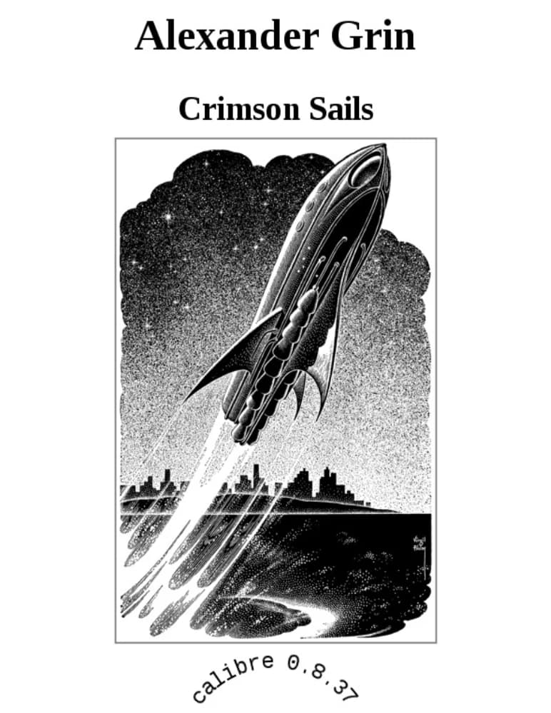 کتاب بادبان های سرخ (Crimson Sails) نسخه انگلیسی PDF | الکساندر گرین