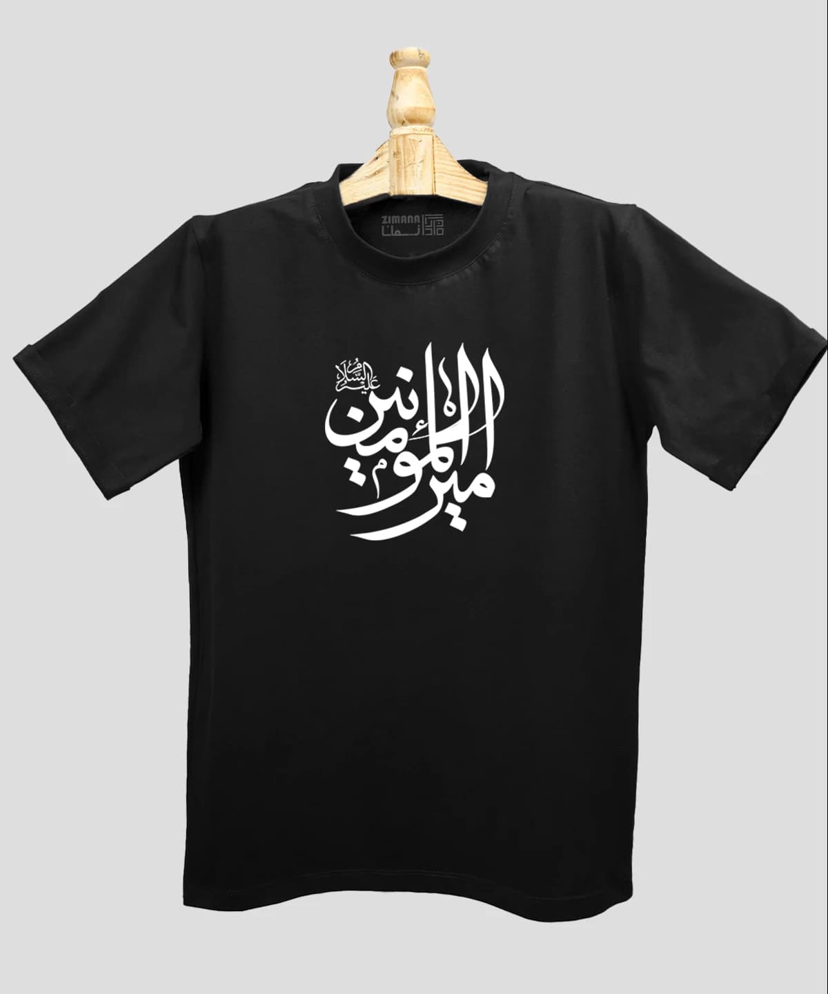 تیشرت مردانه و زنانه مذهبی طرح امیر المومنین کد 517 — تصویر ۲