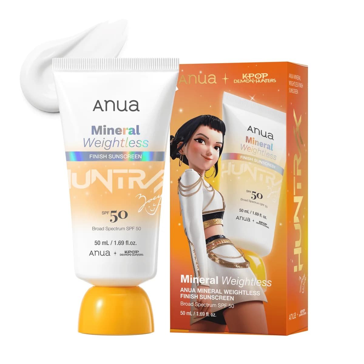 ضد آفتاب سبک مینرال آنوا , آبرسان ,ترمیم و تقویت کننده سد دفاعی پوست ANUA MINERAL WEIGHTLESS FINISH SUNSCREEN — تصویر ۲