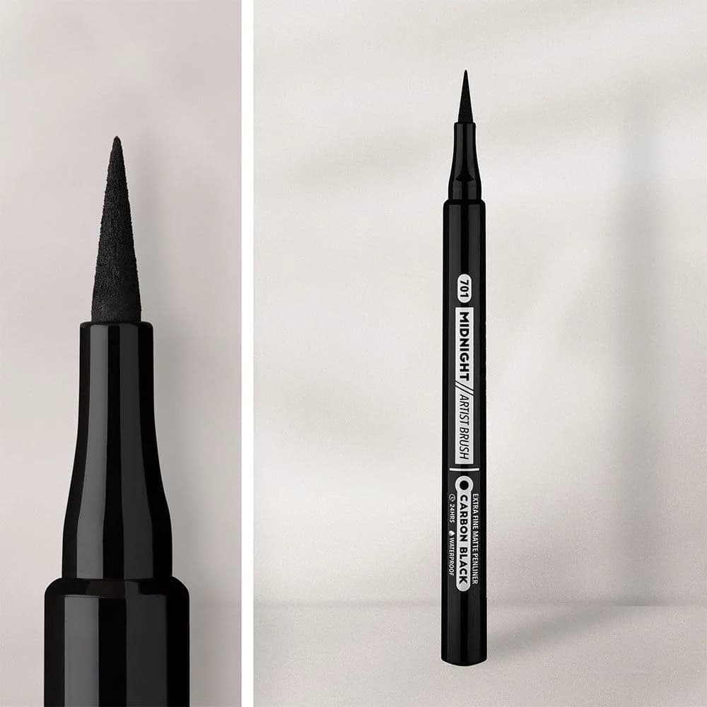 خط چشم ماژیکی پیپا 701 (Pippa Midnight Artist Extra Fine Matte Penliner) — تصویر ۴