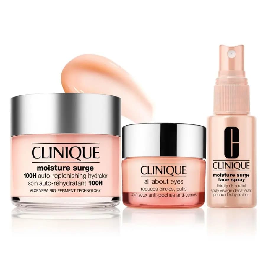 ست ۳ عددی آبرسان کلینیک Moisture Surge (کرم 100H + دور چشم + اسپری آبرسان) — تصویر ۳