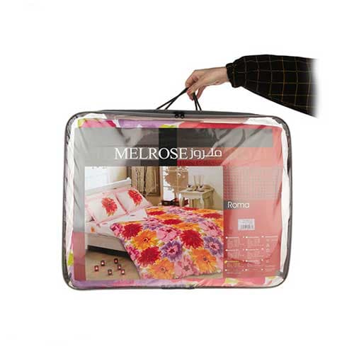 ست لحاف و روتختی دونفره چهار تکه طرح روما160*200 — تصویر ۳