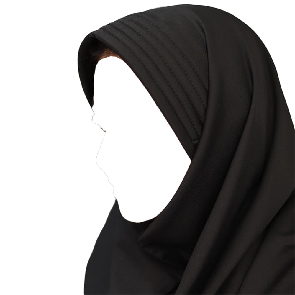 مقنعه ابردوزی 90 بروجرد مشکی کد 1511