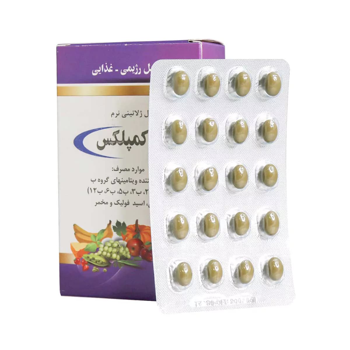 کپسول ب کمپلکس تعداد ۶۰ عدد دانا — تصویر ۲