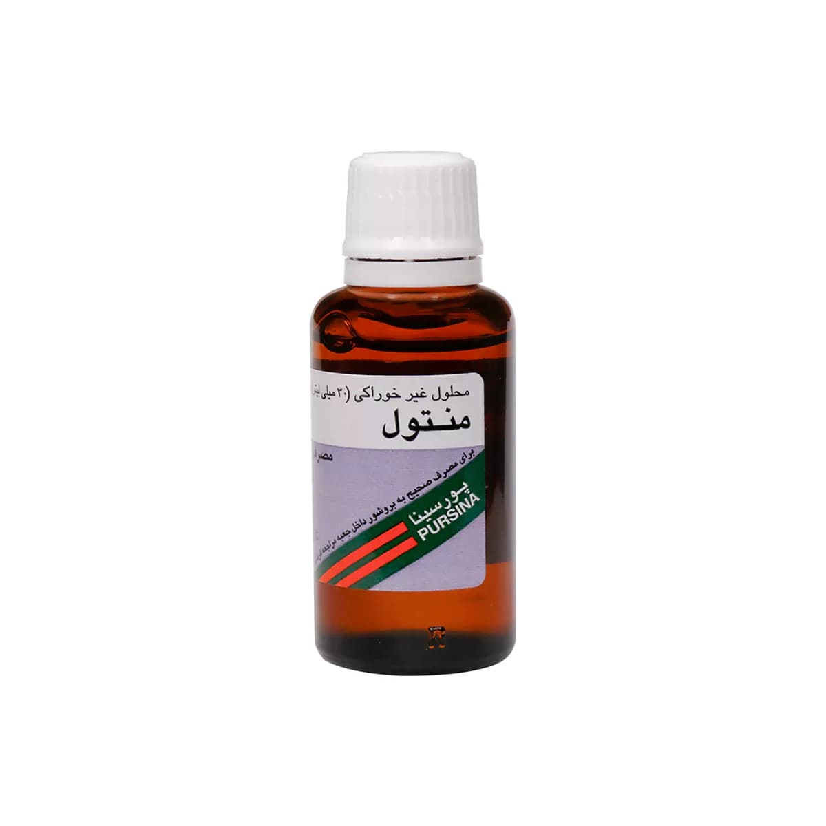 محلول غیر خوراکی منتول حجم ۳۰ میلی لیتر پورسینا — تصویر ۲