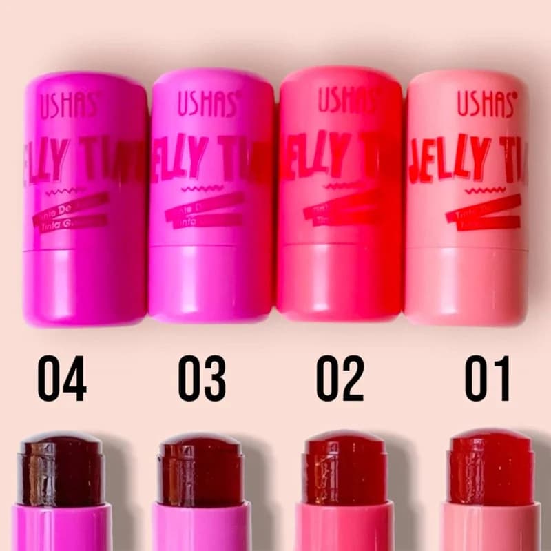رژ لب ژلهای (تینت لب) یوشاس مدل Jelly Tint — تصویر ۳