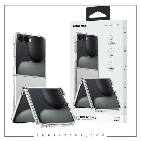 قاب محافظ Z Flip 8 گرین لاین Green Lion GNMGDZFP8CL — تصویر ۳