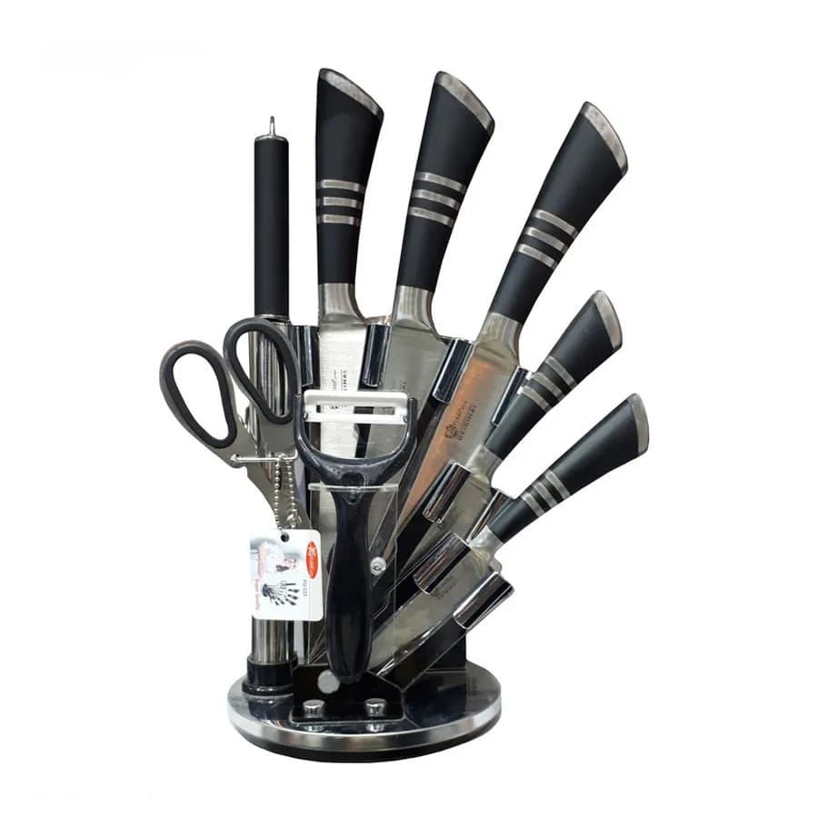 سرویس چاقو آشپزخانه 9 پارچه فوما مدل FU-533 — تصویر ۲