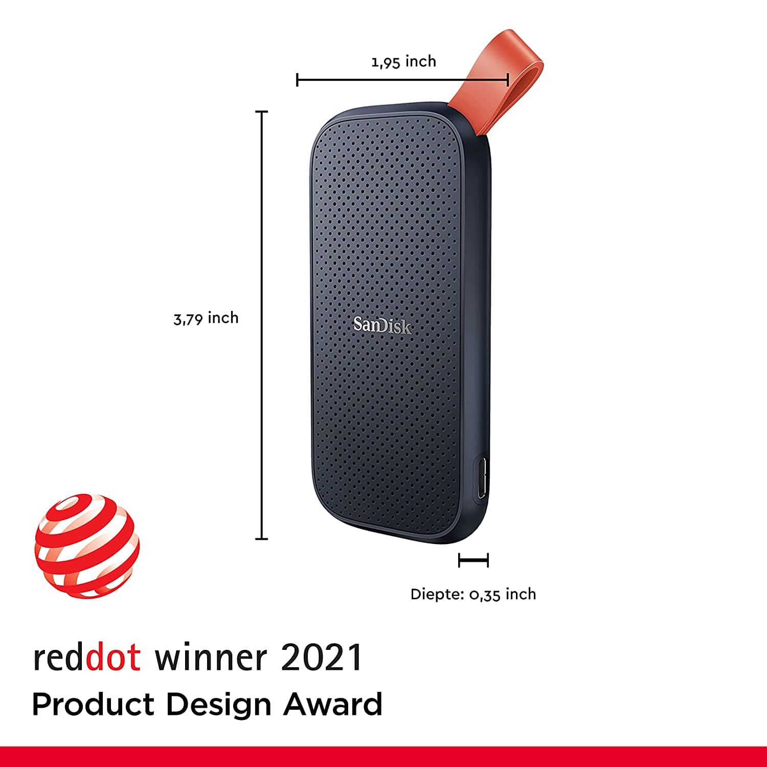 حافظه SSD اکسترنال سن دیسک Sandisk Extreme E30 ظرفیت 480GB گیگابایت — تصویر ۲