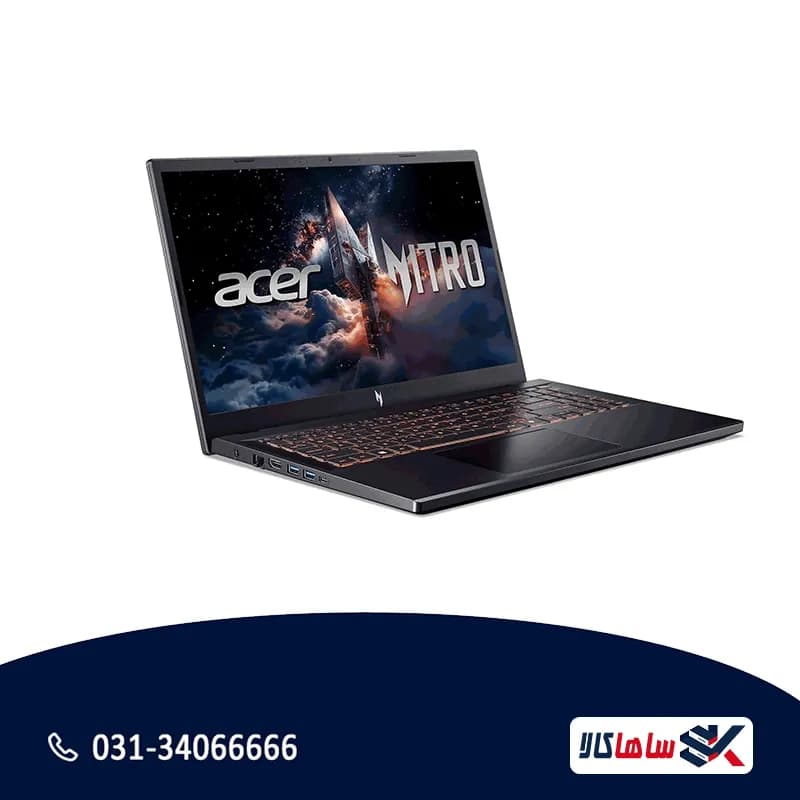 لپ تاپ ایسر Nitro V 15 | Core i9-13900H، 16GB، 1TB، RTX 5060/5050 — تصویر ۳
