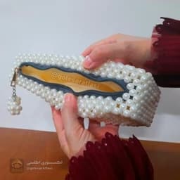 جامدادی مرواریدی – کیف لوازم آرایش مرواریدی ، جامدادی مرواریدبافی — تصویر ۳