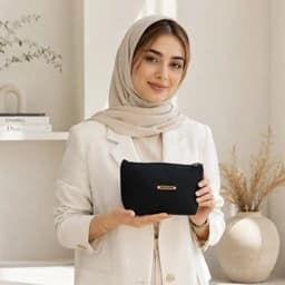 کیف لوازم آرایش زنانه سایاس مدل قایقی کایا مجموعه 4 عددی — تصویر ۵