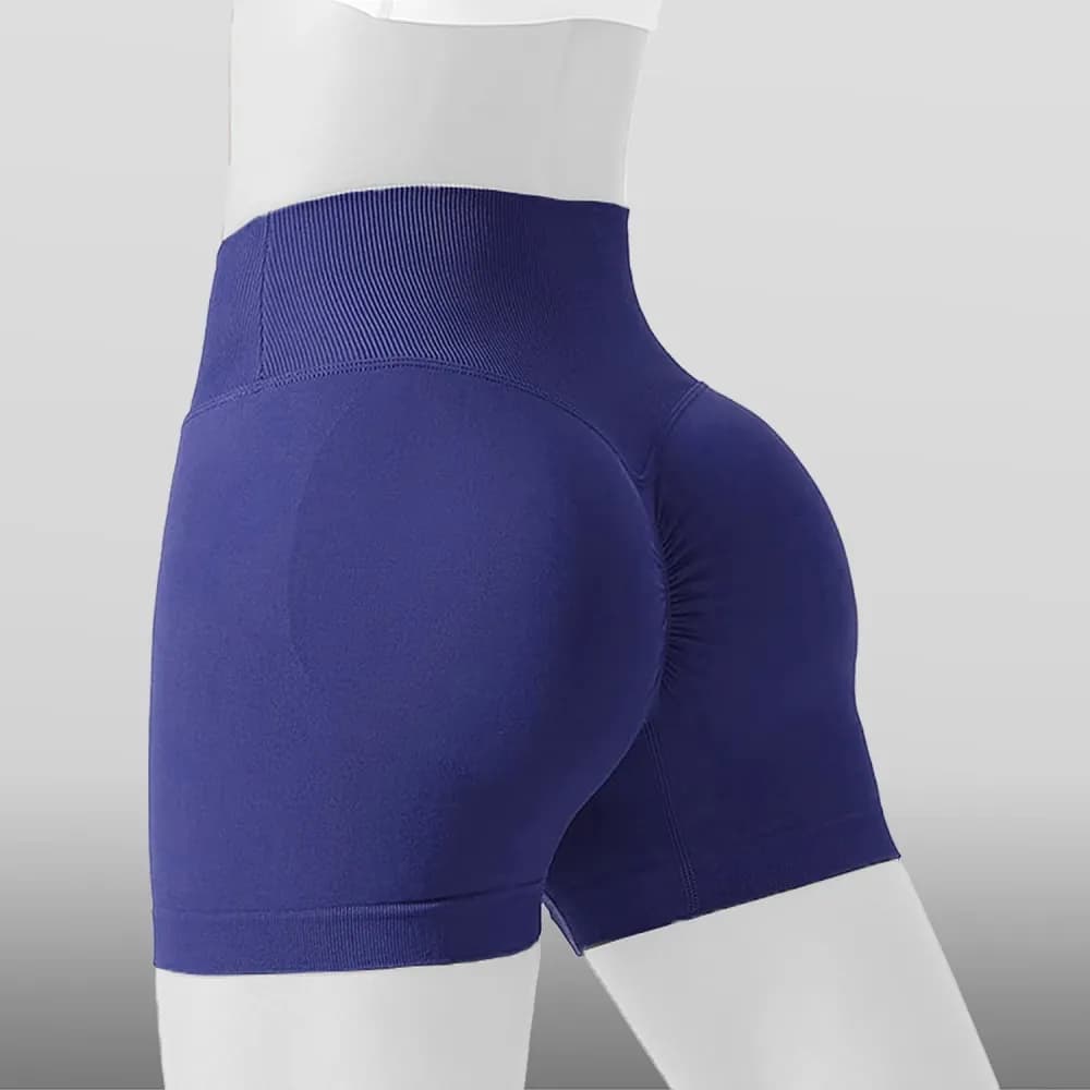 شورتک ورزشی سیملس پشت چیندار کمر هفتی J65 — تصویر ۲