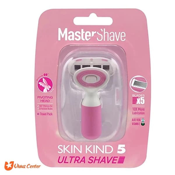 خودتراش چهار تیغه Master Shave مدل Skin Kind 5 بسته 1 عددی