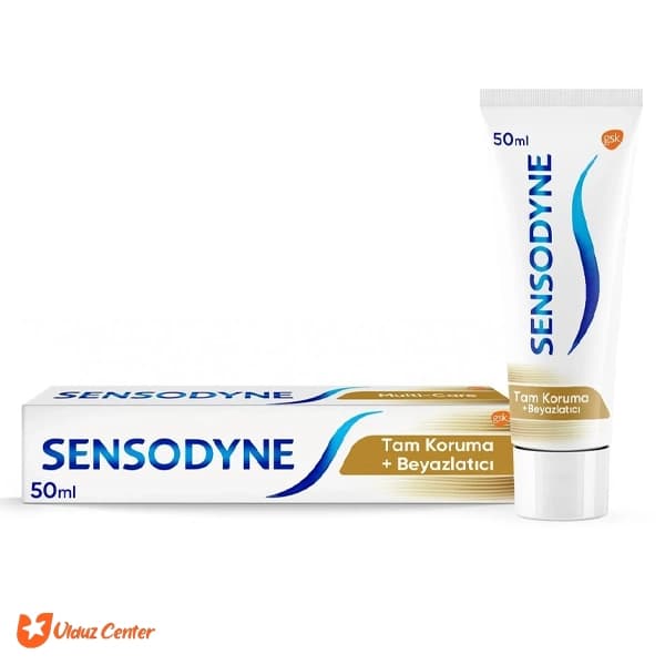 خمیر دندان سنسوداین مدل Tam Koruma + Beyazlatici حجم 50 میل