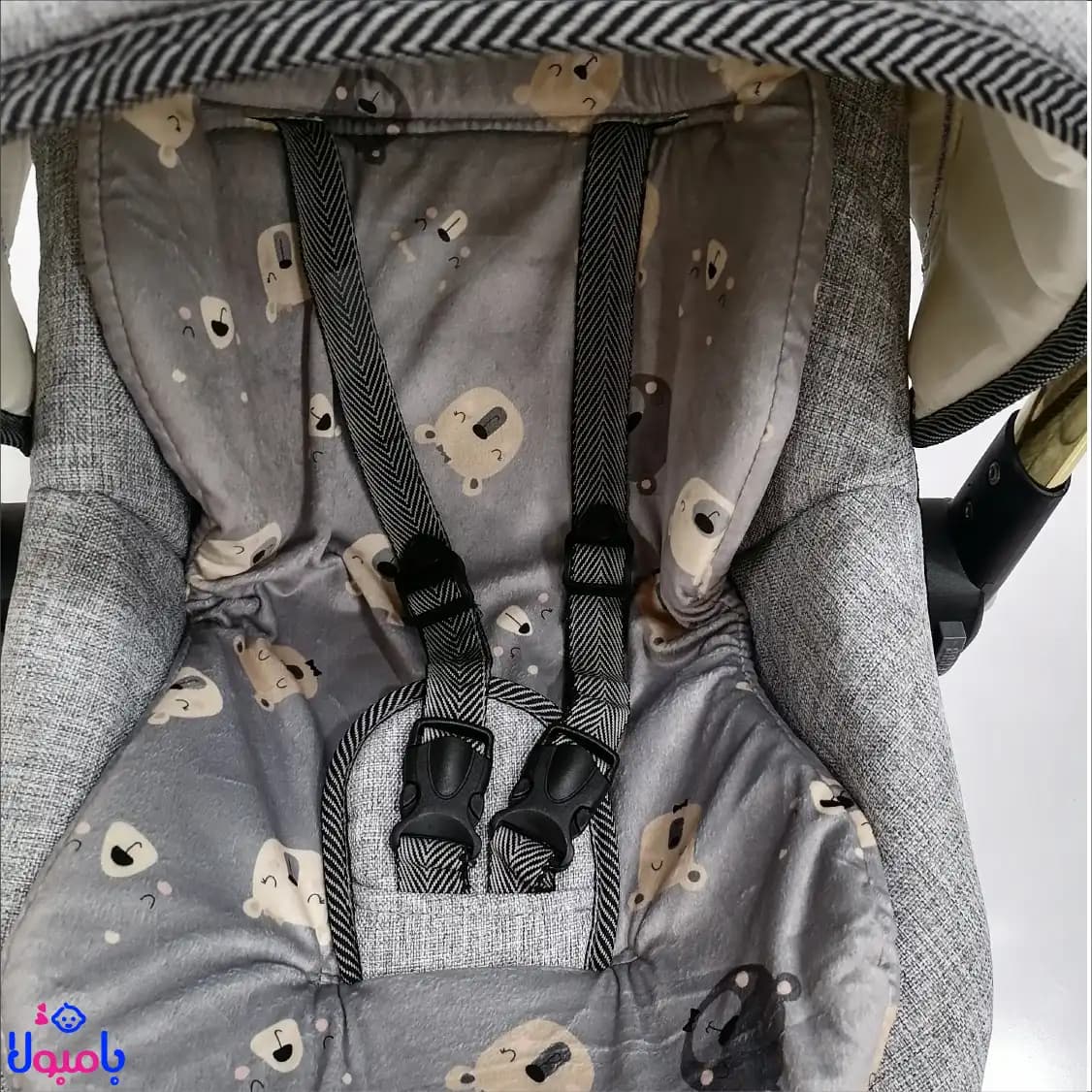 سرویس کالسکه و کریر به همراه کیف مادر فندی — تصویر ۵