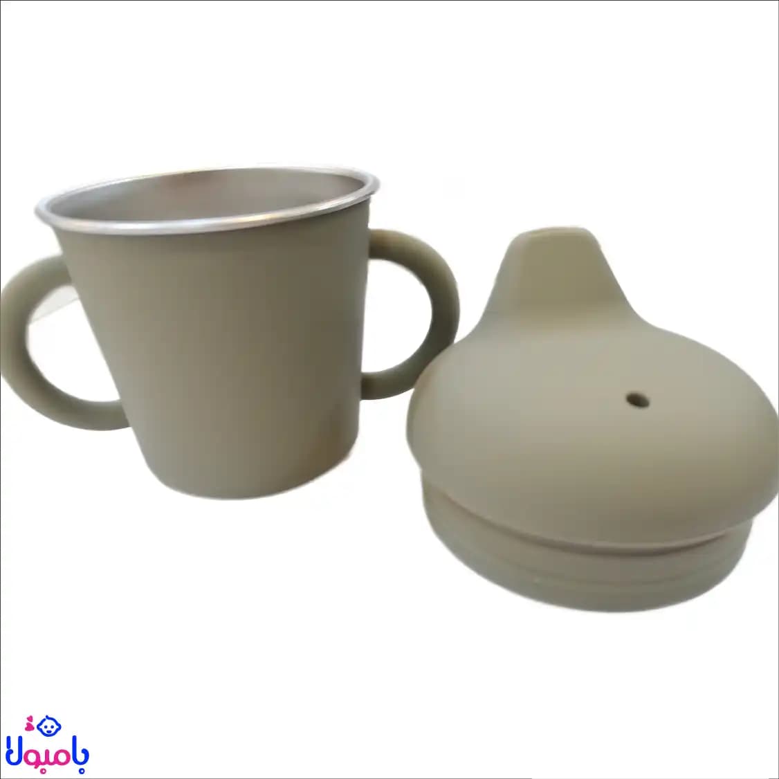 ست ۵تیکه ظروف غذا سیلیکونی کودک داخل استیل — تصویر ۴