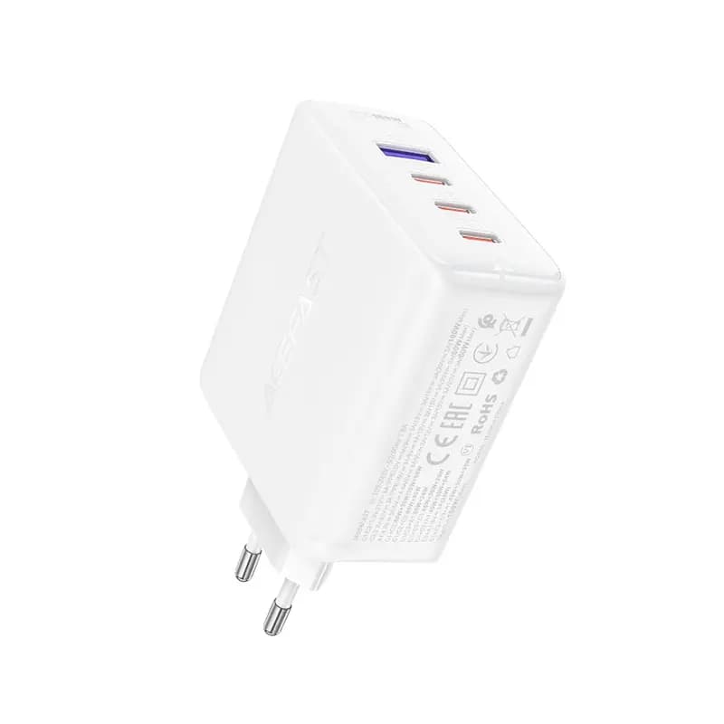 شارژر دیواری ایس فست ACEFAST A37 PD100W GaN Fast Charger توان 100 وات همراه با کابل — تصویر ۵