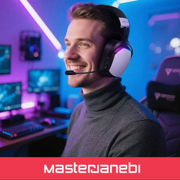 ACEFAST Wireless Gaming Headset H11 هدفون بلوتوث گیمینگ ایس فست — تصویر ۴