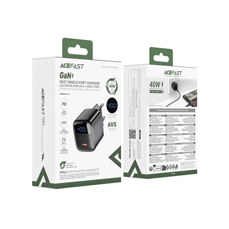 شارژر دیواری ایس فست ACEFAST A135 PD40W Fast Charger توان 40 وات — تصویر ۱۱