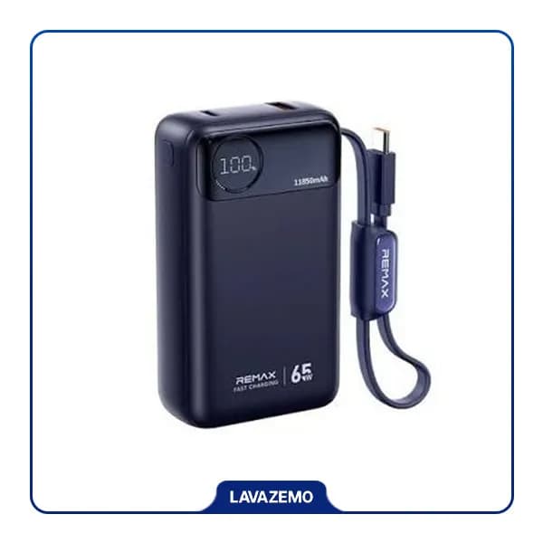 پاوربانک ریمکس REMAX T132 65W ظرفیت 11850 mAh