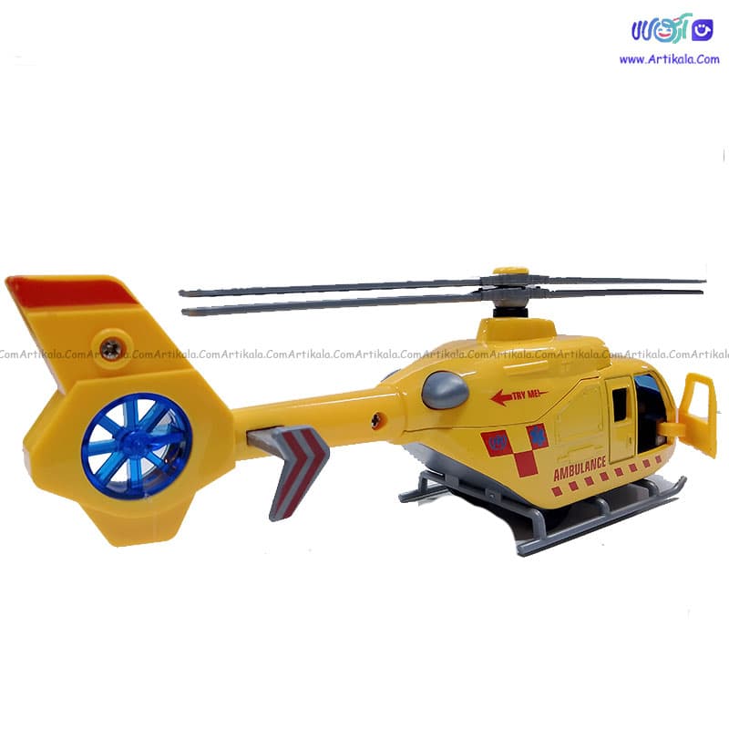 اسباببازی هلیکوپتر نجات آمبولانس کد XG879-207 — تصویر ۳