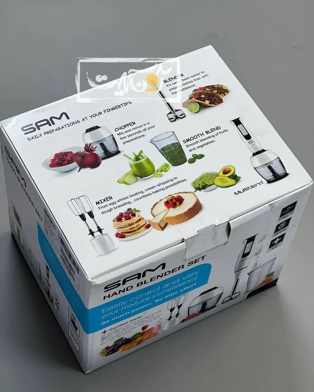 گوشت کوب برقی 3 کاره سام مدل FP-720 |گارانتی رسمی سام سرویس — تصویر ۳