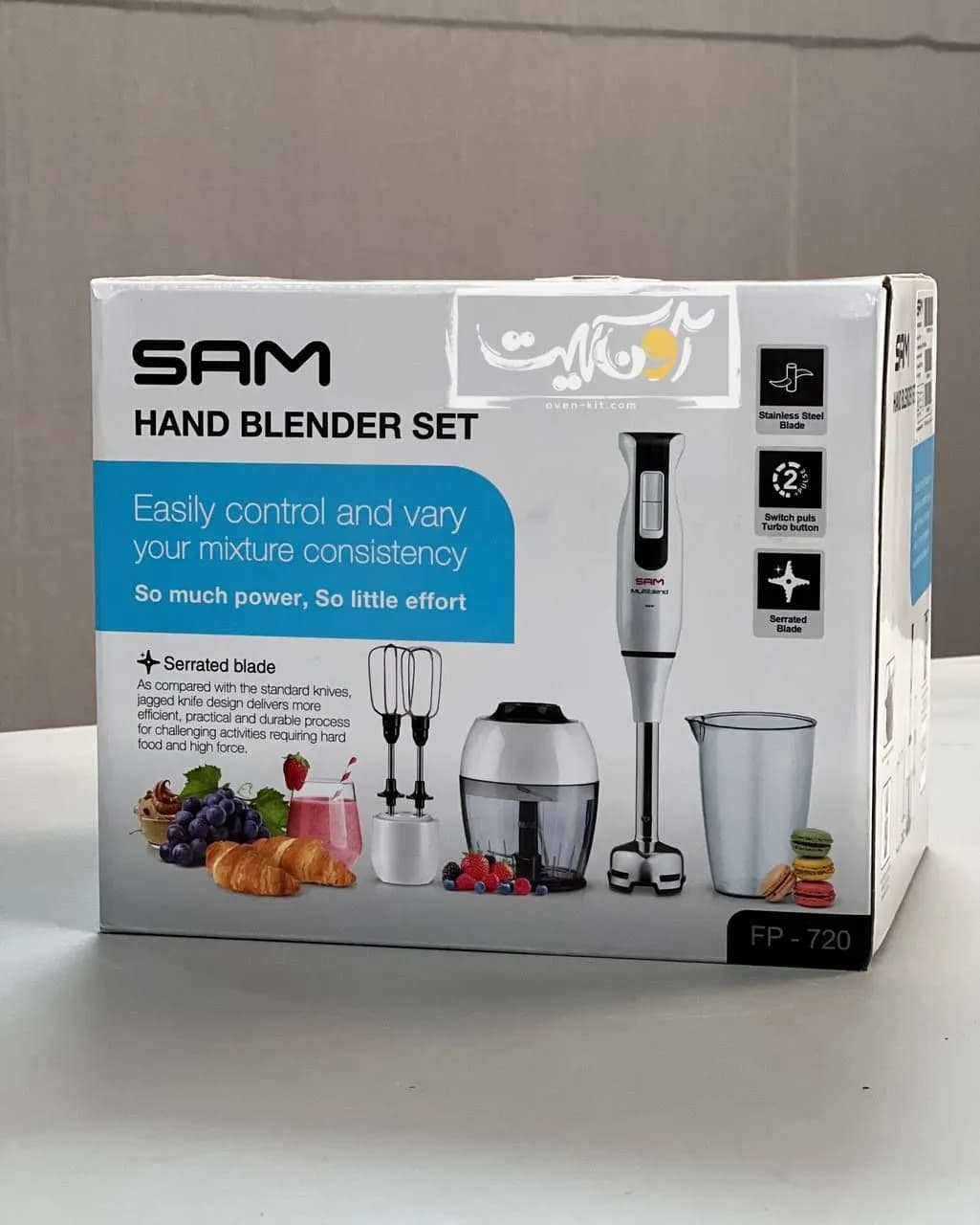 گوشت کوب برقی 3 کاره سام مدل FP-720 |گارانتی رسمی سام سرویس — تصویر ۴