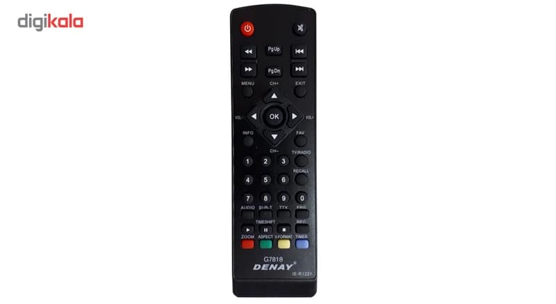 ریموت کنترل گیرنده دیجیتال دنای مدل G7818 کدK17394