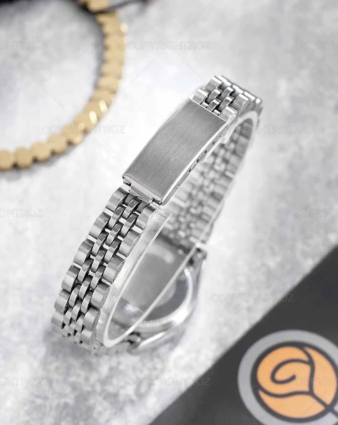 ساعت مچی زنانه رولکس ROLEX طرح دیت جاست مدل 1656 — تصویر ۵