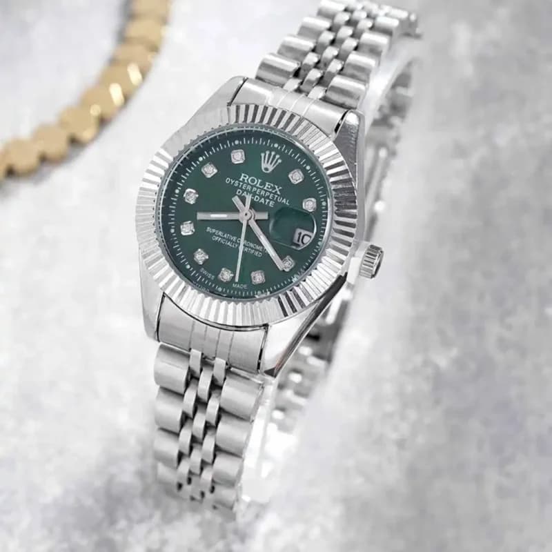 ساعت مچی زنانه رولکس ROLEX طرح دیت جاست مدل 1656 — تصویر ۷