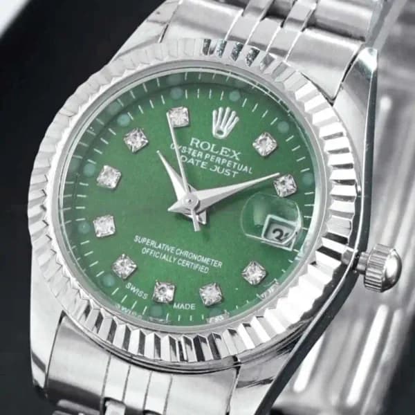 ساعت مچی زنانه رولکس ROLEX طرح دیت جاست مدل 1656 — تصویر ۱۰