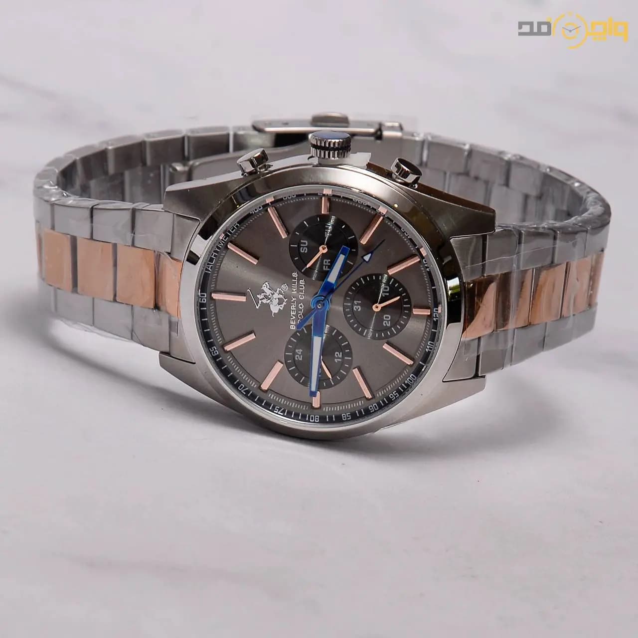 ساعت مردانه پولو بورلی هیلز bp3618x.560 با بند استیل — تصویر ۴