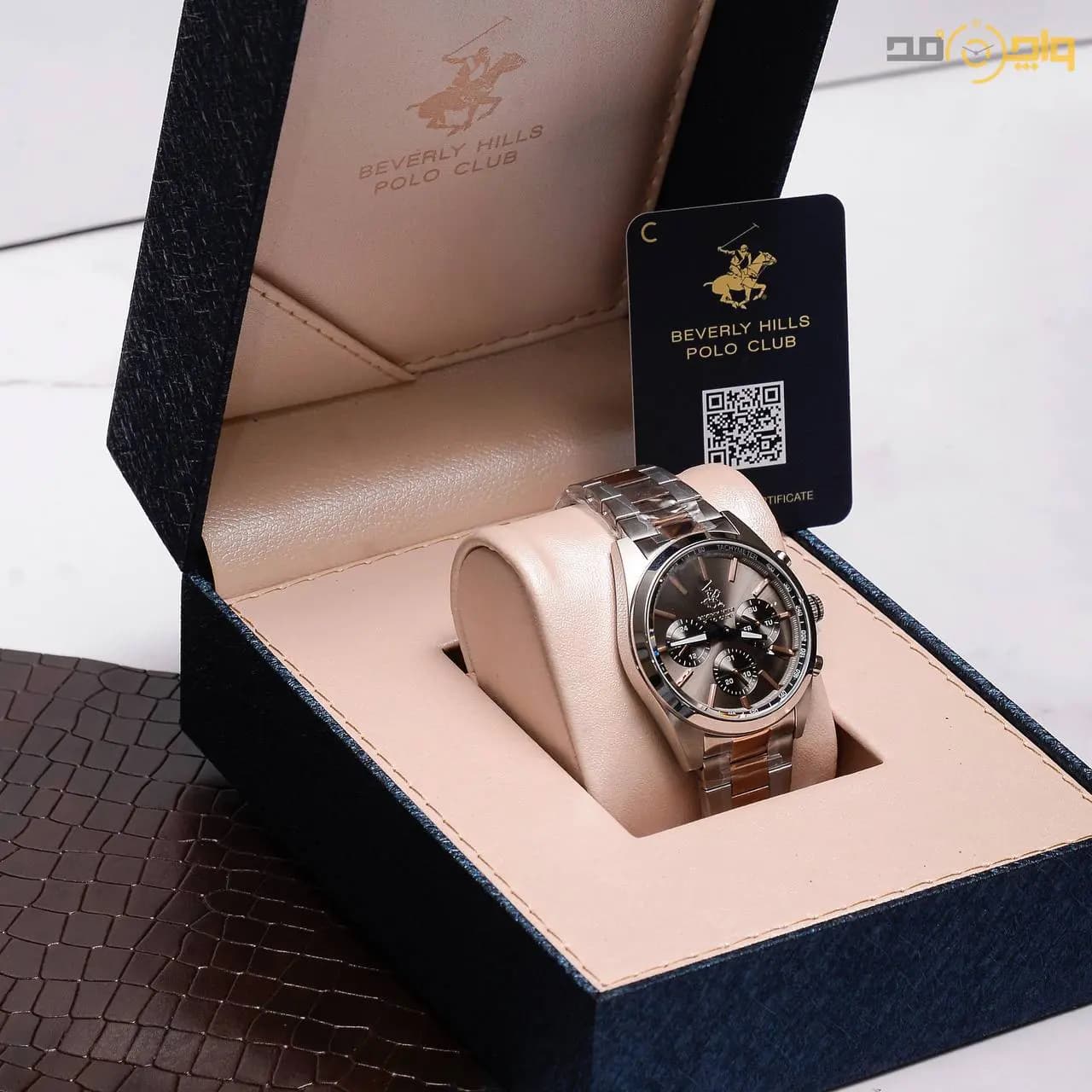 ساعت مردانه پولو بورلی هیلز bp3618x.560 با بند استیل — تصویر ۸