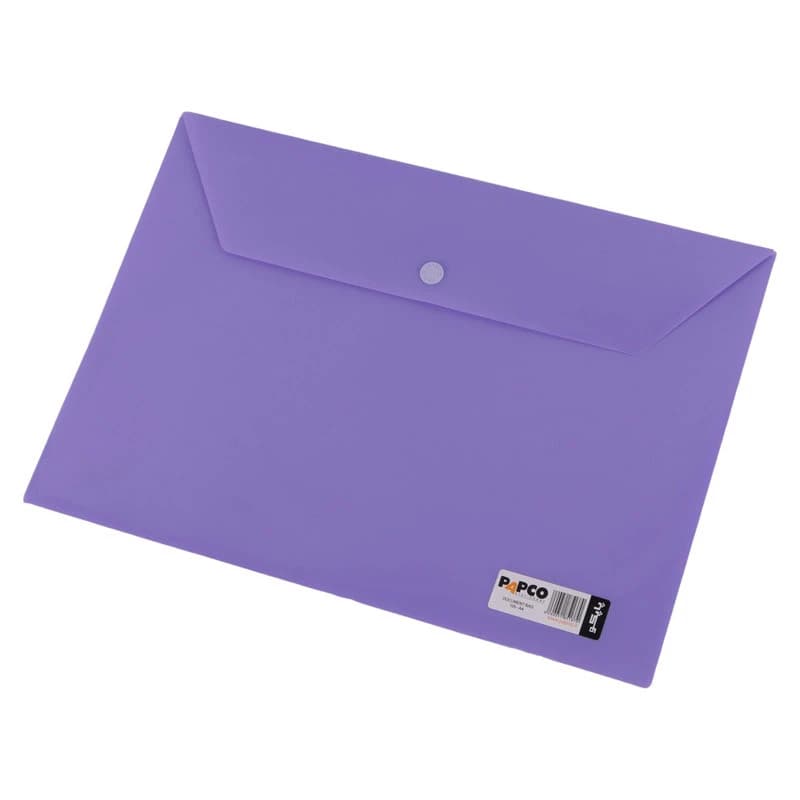 پوشه دکمه دار شفاف پاپکو Papco 105-T A4 — تصویر ۳