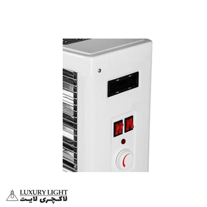 بخاری برقی 6 شعله فن دار برفاب مدل QH-2800 — تصویر ۳
