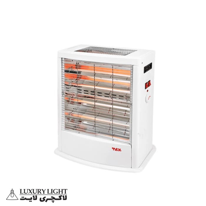 بخاری برقی 6 شعله فن دار برفاب مدل QH-2800 — تصویر ۲