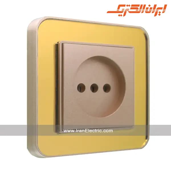 پریز برق ساده ارس بژ زه طرح متال