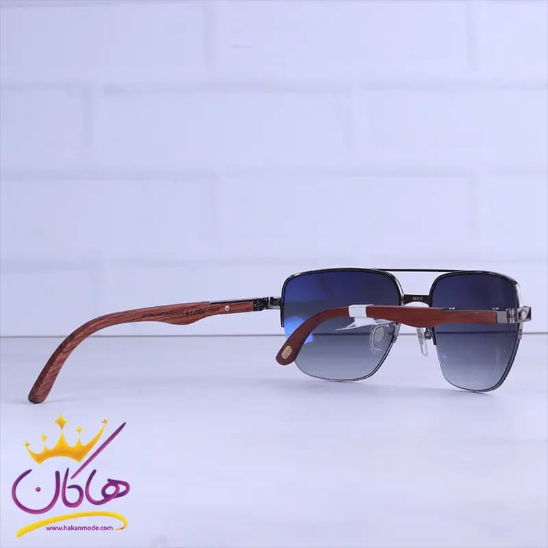 عینک آفتابی مردانه کارتیر نیم فریم خلبانی CT 02835/1 — تصویر ۳