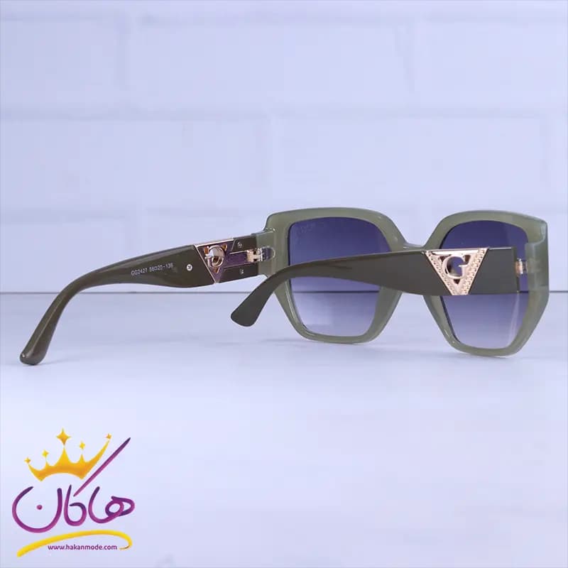 عینک آفتابی گوچی زنانه فریم پروانه ای سبز GG 2427/2 — تصویر ۴