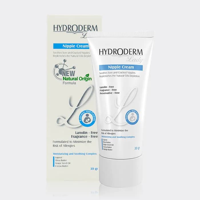 کرم شقاق سینه هیدرودرم Hydroderm Nipple Cream 30g — تصویر ۲
