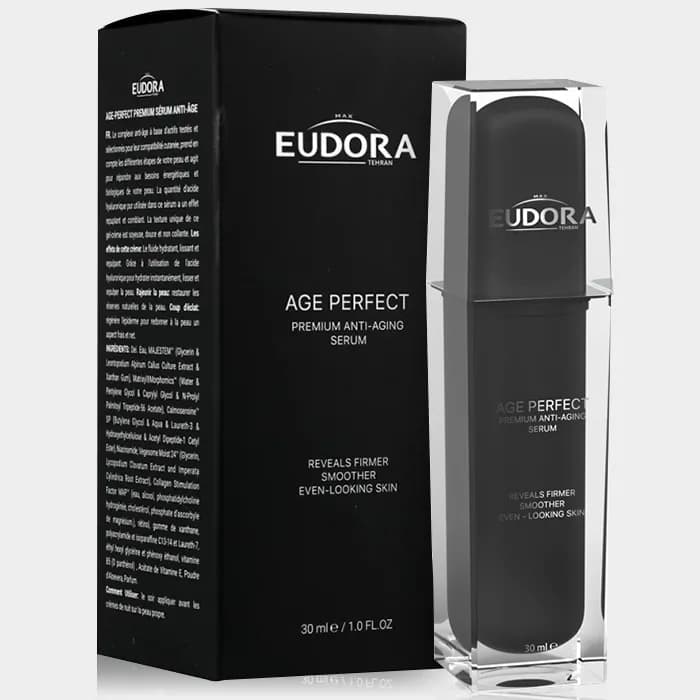 سرم جوانساز پریمیوم ایج پرفکت ادورا مکس Eudora Max Age Perfect Premium Anti Aging Serum 30ml — تصویر ۲