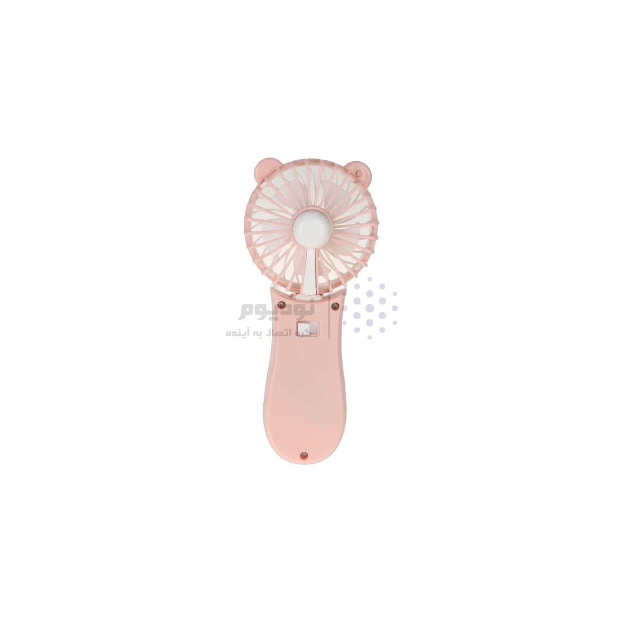 پنکه شارژی با قابلیت اتصال به موبایل مدل HJ-5047 – صورتی — تصویر ۳