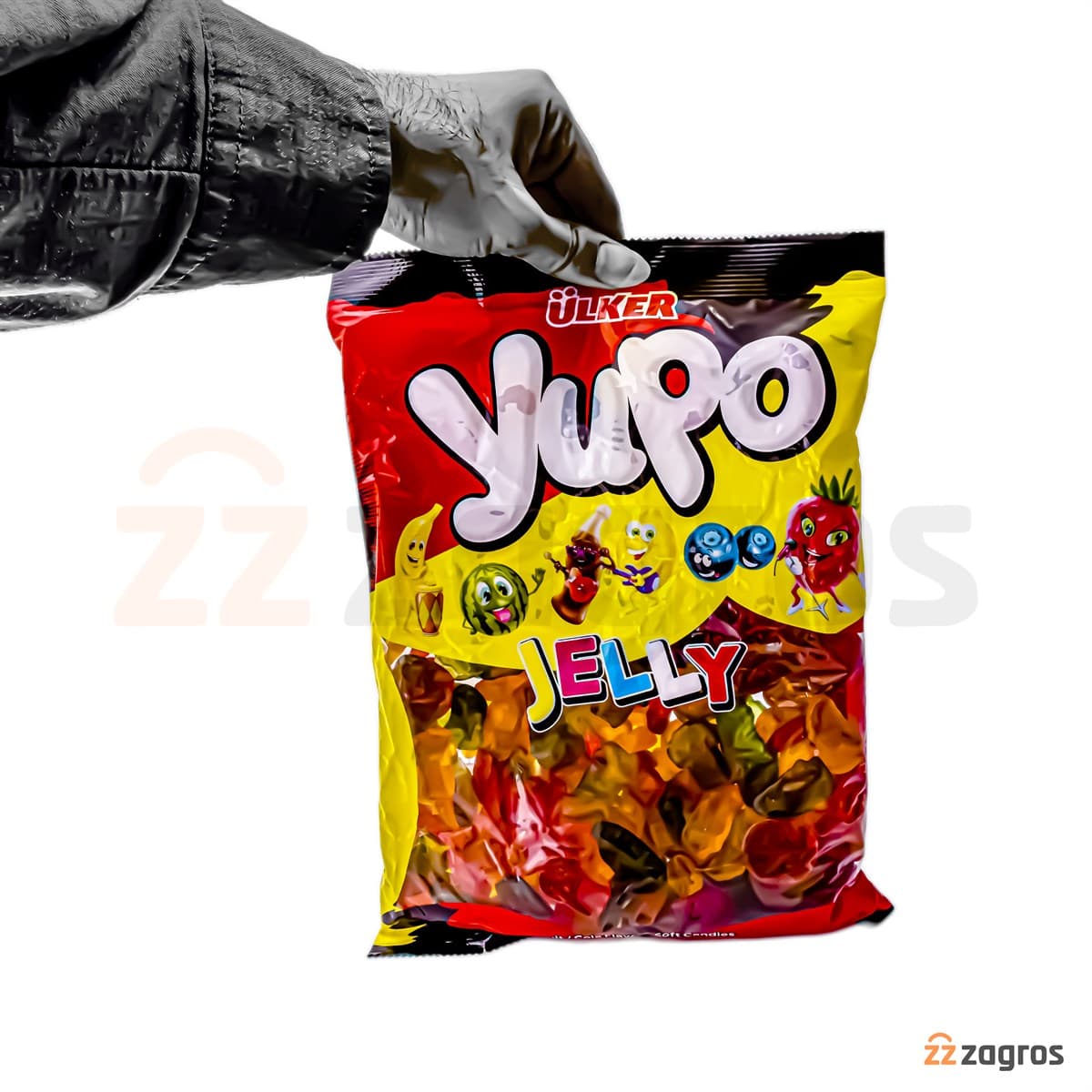 پاستیل اولکر Yupo با طعم کولا و انواع میوه ها 1 کیلوگرم — تصویر ۳
