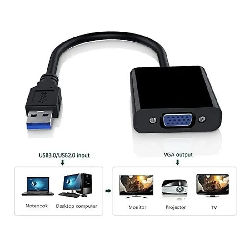 تبدیل USB3.0 به VGA مدل Hi-Speed — تصویر ۳