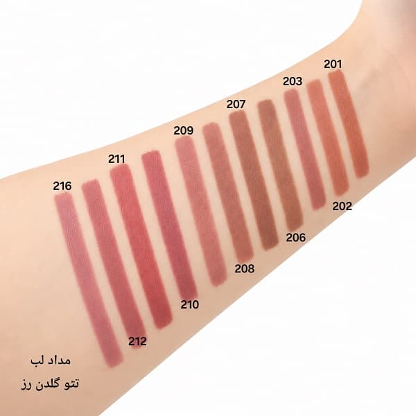 مداد لب Tattoo گلدن رز — تصویر ۲