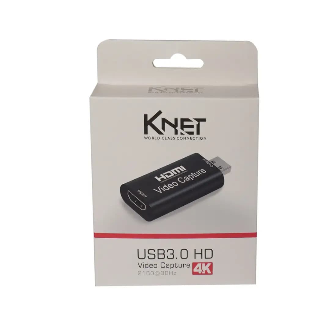 کارت کپچر USB3.0 4K اکسترنال ویندوزی K-net K-COHDCAP03 — تصویر ۲