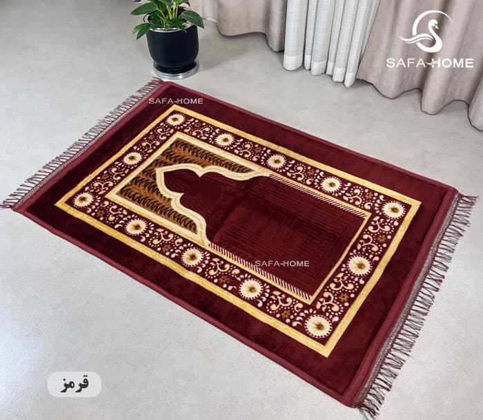 سجاده قالیچه مخملی صفاهوم — تصویر ۵