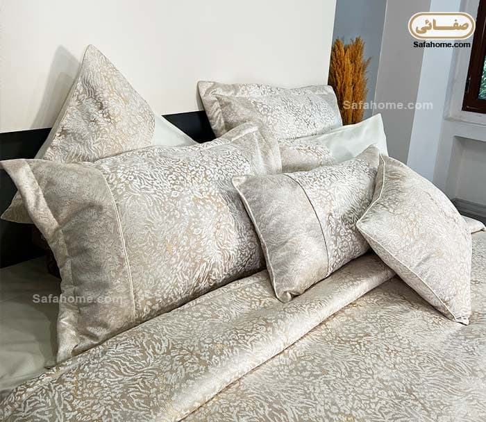 روتختی دو نفره عروس 8 تکه طرح مارینا — تصویر ۷